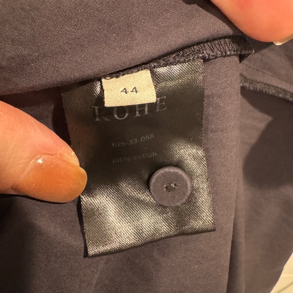 Rohe black ladder embroidered poplin midi dress - Picture 8 of 9